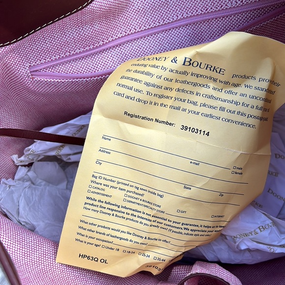 Dooney & Bourke classic monogram bucket bag - Picture 6 of 12